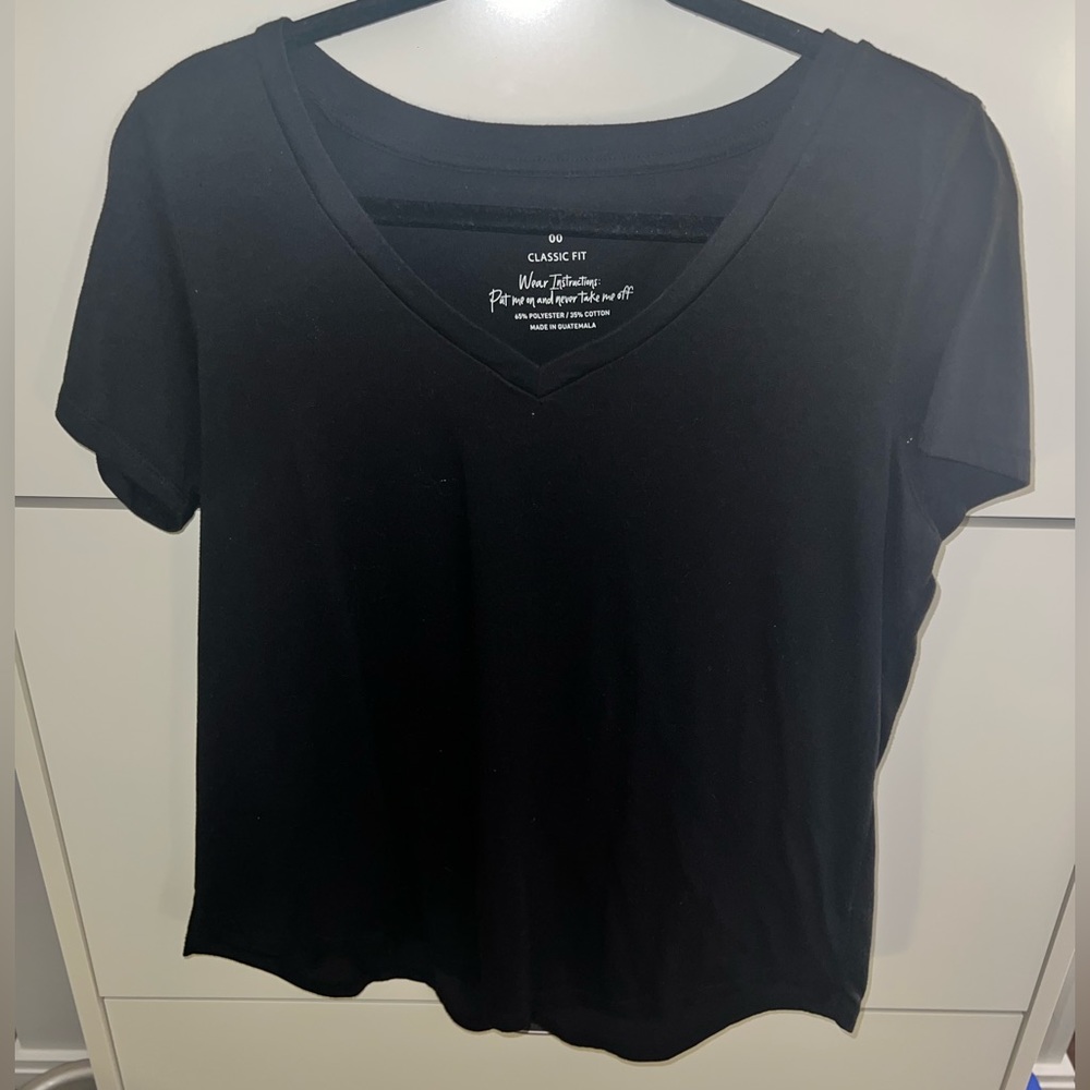 Torrid Classic Fit T-Shirt - Black - Size 00